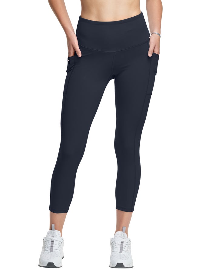 Leggings Champion Mujer - Absolute 3/4 Pocket ( Azul Marino ) 9208714-UN